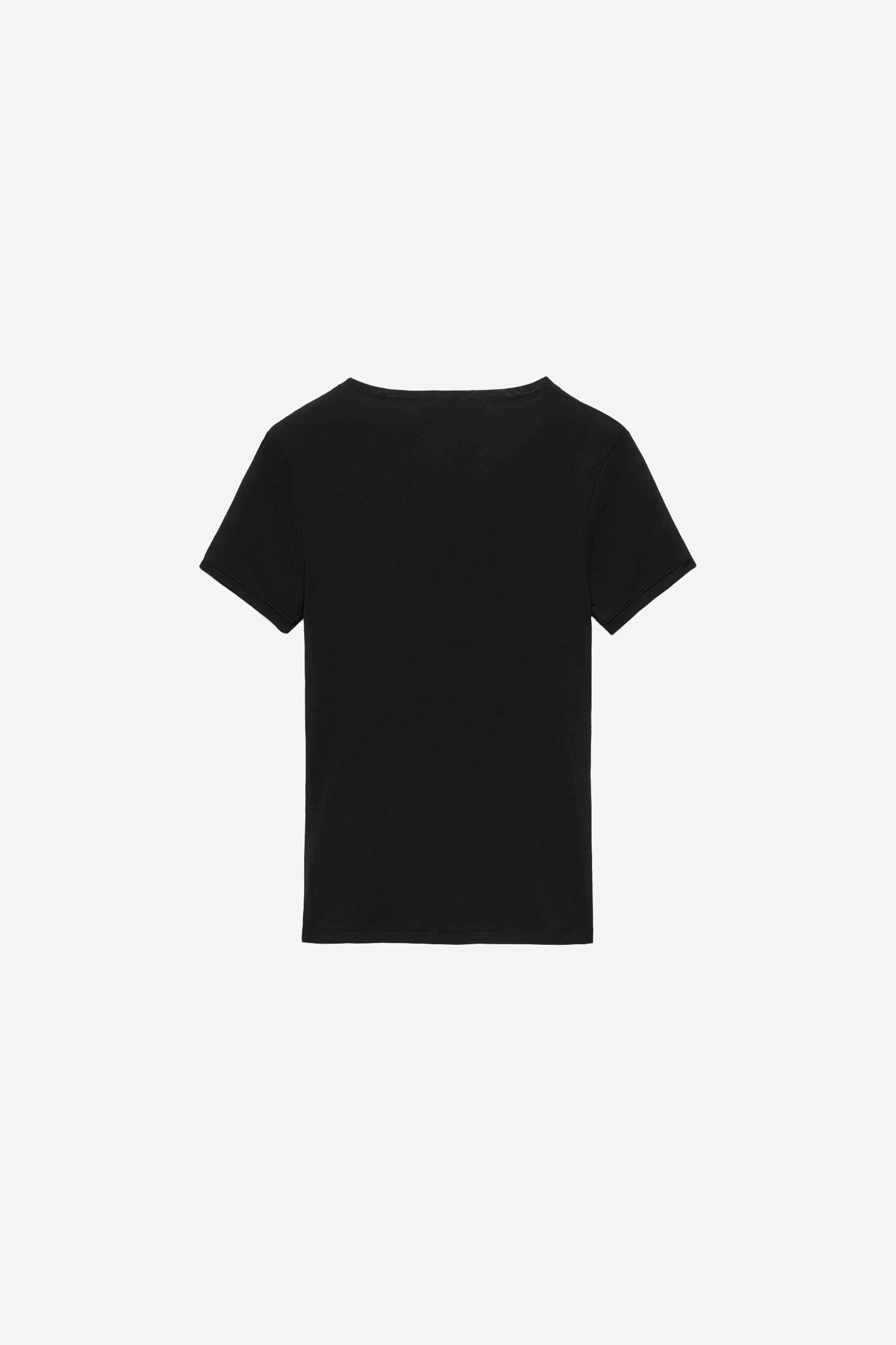 SPARKLY TEXT T-SHIRT LUDOVIC DE SAINT SERNIN x ZARA